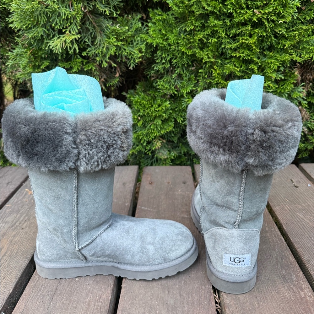 UGG Classic Gray Sheepskin Boots